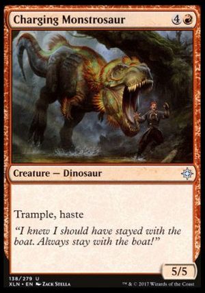 Charging Monstrosaur (Ixalan)