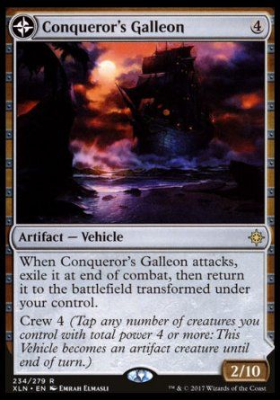 Conqueror's Galleon (Ixalan) Trading Card