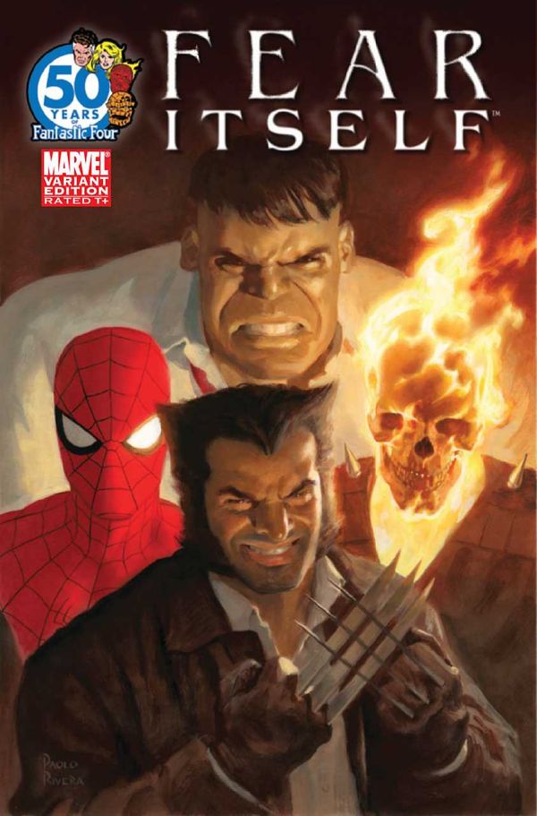 Fear Itself #1 (Rivera Variant Cover)