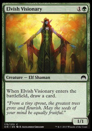 Elvish Visionary (Magic Origins) Trading Card