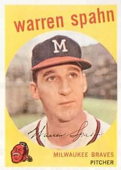 Warren Spahn 1959 Topps #40 Sports Card