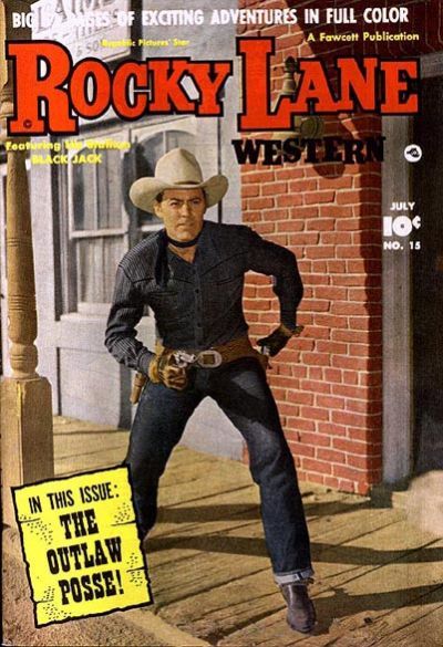Rocky Lane Western #15 Comic