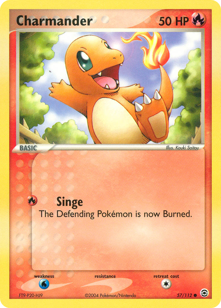 Charmander (57/112) - FireRed & LeafGreen Pokémon Card