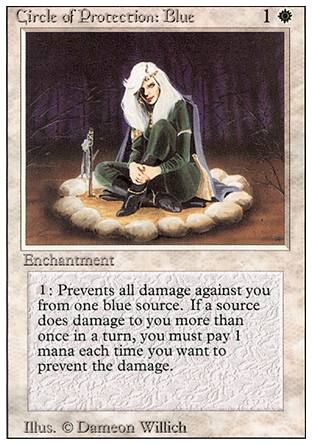 Circle of Protection: Blue (Revised Edition) Trading Card