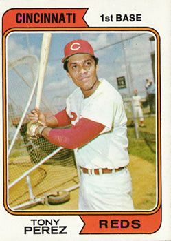 TONY PEREZ 1970 Topps 380 Baseball Card Cincinnati Reds 