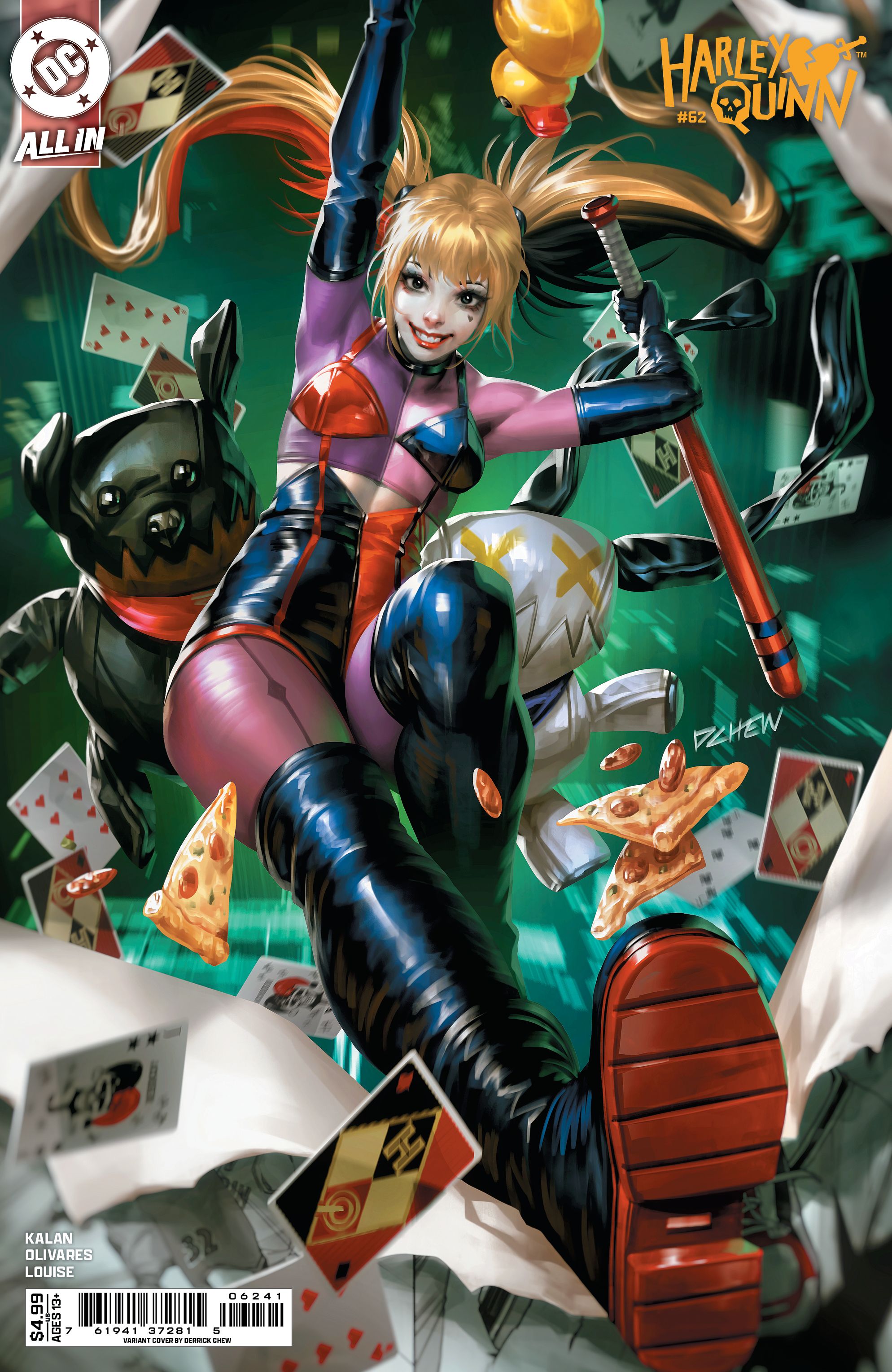 Harley Quinn #62 (Cvr D Derrick Chew Card Stock Variant) Comic