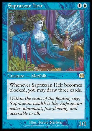 Saprazzan Heir (Mercadian Masques) Trading Card