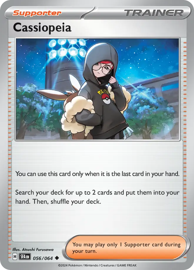 Cassiopeia (Trainer: Supporter) (56/64) - Shrouded Fable Pokémon Card