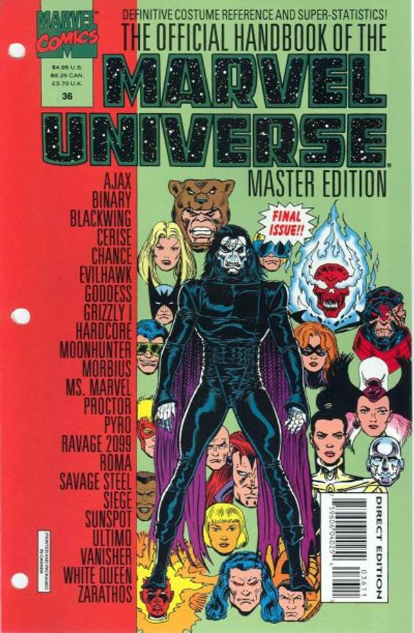 Official Handbook of the Marvel Universe Master Edition #36