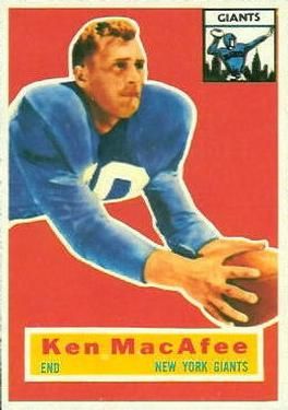 Ken MacAfee 1956 Topps #65 Sports Card
