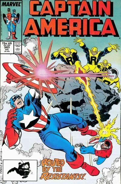 Captain America #343 Comic