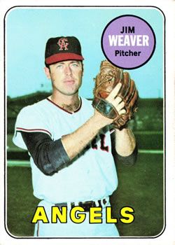 Jim Weaver 1969 Topps #134 Sports Card