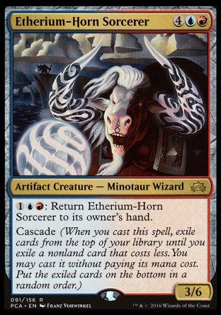 Etherium-Horn Sorcerer (Planechase Anthology decks) Trading Card