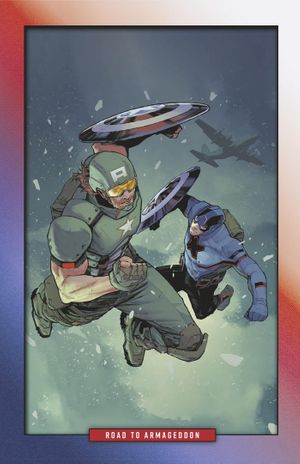 Captain America #2 (Valerio Schiti Ratio Virgin 3rd Printing Variant)