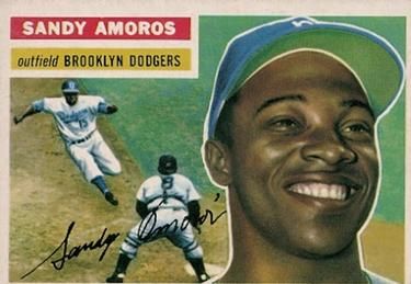 Sandy Amoros 1956 Topps #42 Sports Card