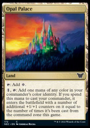 Opal Palace (Kamigawa Neon Dynasty Commander Decks) Trading Card