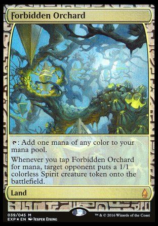 Forbidden Orchard (Zendikar Expeditions) Trading Card