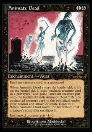 Animate Dead (Magic 30th Anniversary Edition - Old Frame) Trading Card