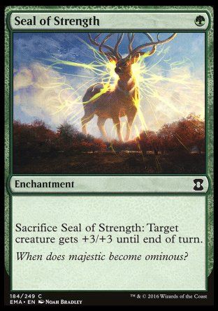 Seal of Strength (Eternal Masters) Trading Card