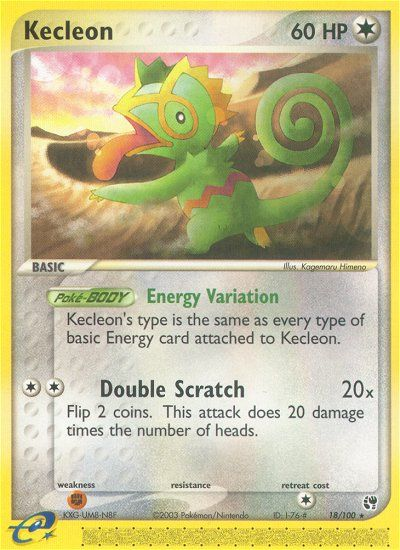 Kecleon (18/100) - Sandstorm Pokémon Card