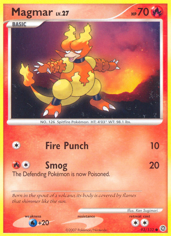 Magmar (93/132) - Secret Wonders Pokémon Card