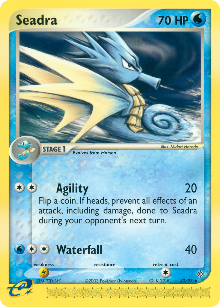 Seadra (40/97) - Dragon Pokémon Card