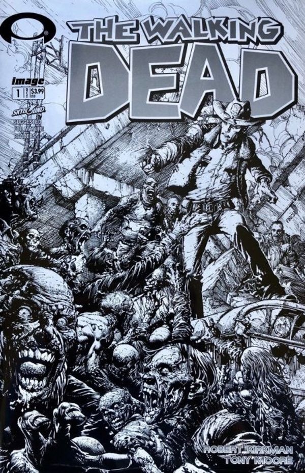 The Walking Dead #1 (15th Anniversary Finch Blind Bag B&W Sketch)