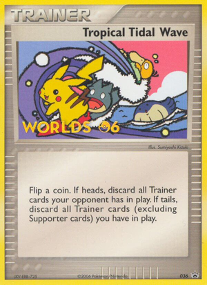 Tropical Tidal Wave (Trainer: Item) (36/40) - Nintendo Black Star Promos