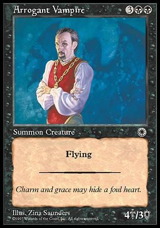 Arrogant Vampire (Portal) Trading Card