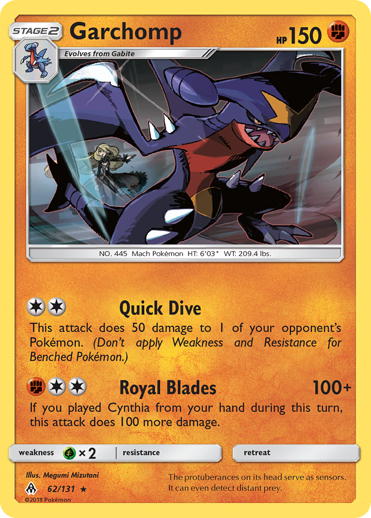 Garchomp (62/131) - Forbidden Light Pokémon Card