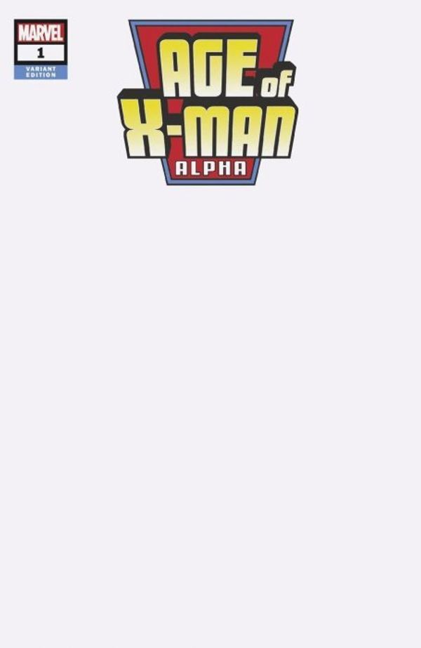 Age of X-Man Alpha #1 (Blank Variant)