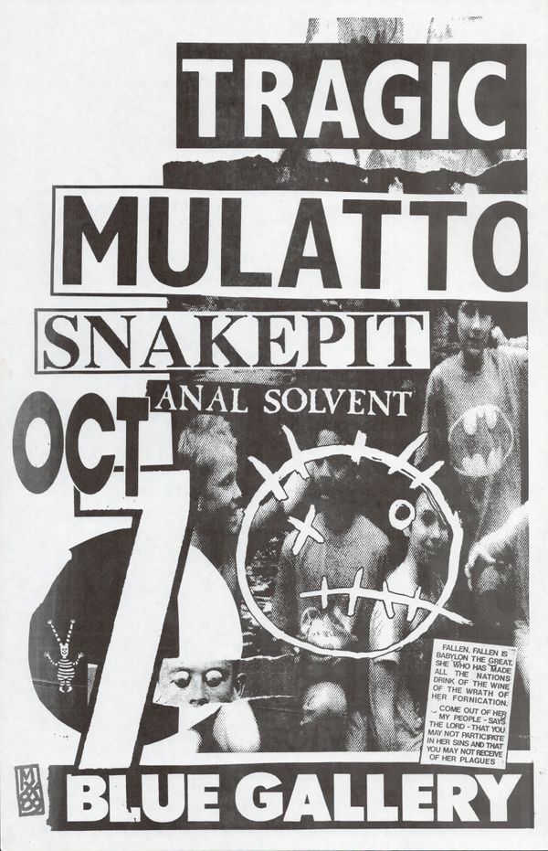 Tragic Mulatto & Snakepit Blue Gallery 1988