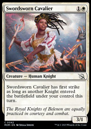 Swordsworn Cavalier (March of the Machine) Trading Card