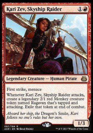 Kari Zev, Skyship Raider (Aether Revolt) Trading Card