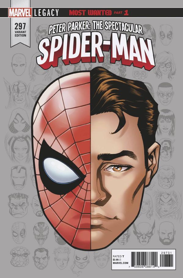 Peter Parker: The Spectacular Spider-man #297 (Legacy Headshot Variant Leg)