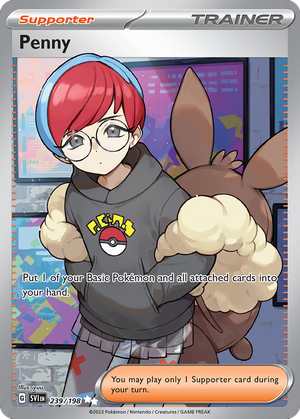 Penny (Trainer: Supporter) (239/198) - Scarlet & Violet