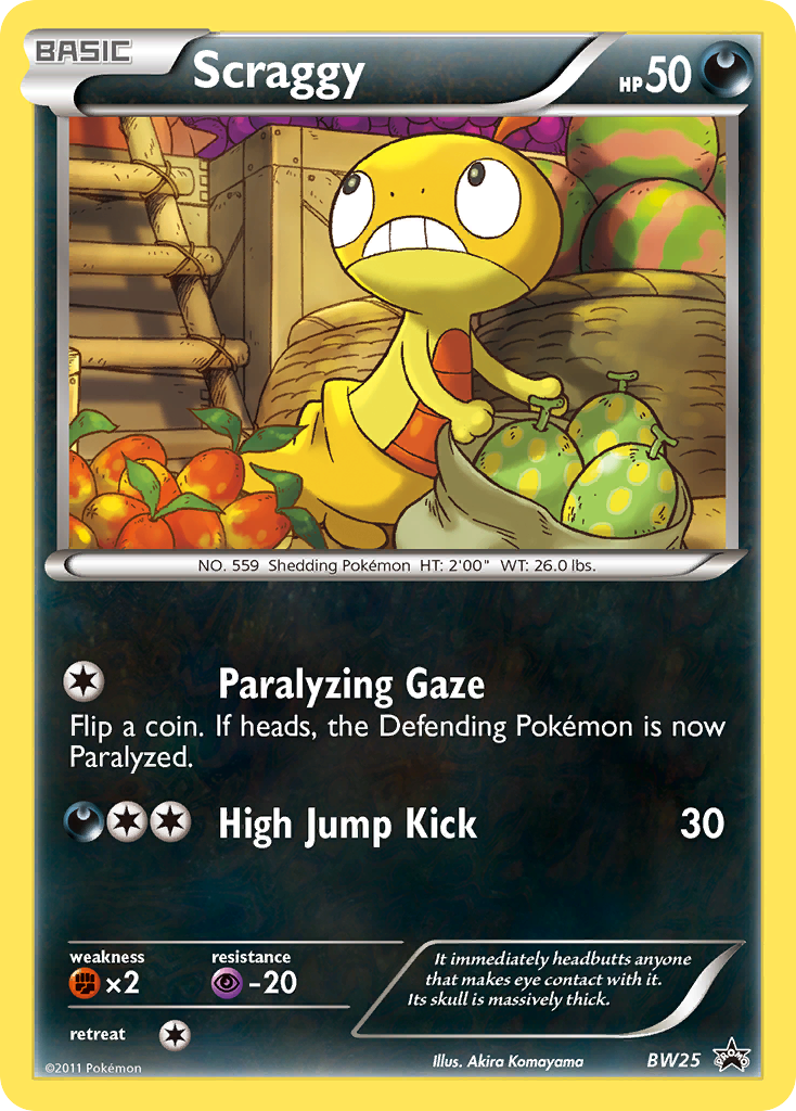 Scrafty Pokémon Card