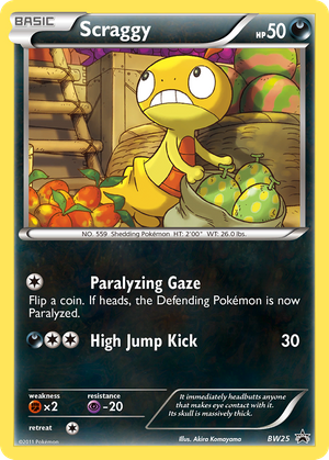 Scraggy (BW25) - BW Black Star Promos