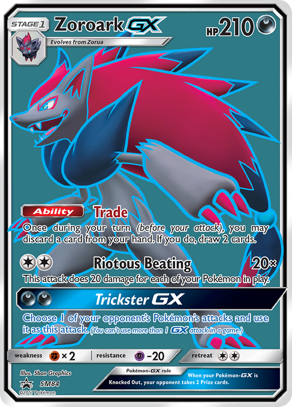 Zoroark GX (SM84) - SM Black Star Promos