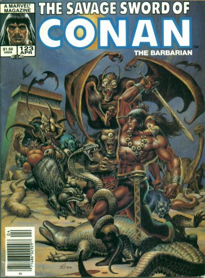The Savage Sword of Conan #123 Comic