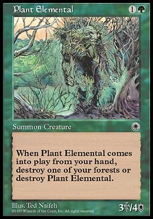 Plant Elemental (Portal) Trading Card