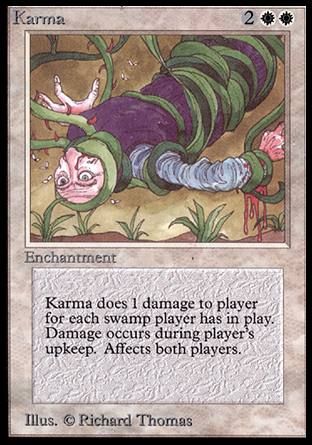 Karma (Alpha) Trading Card