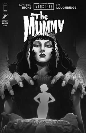 Universal Monsters: The Mummy #3 (Cvr D Inc 1:25 Sweeney Boo Classic Horror B&W Variant)
