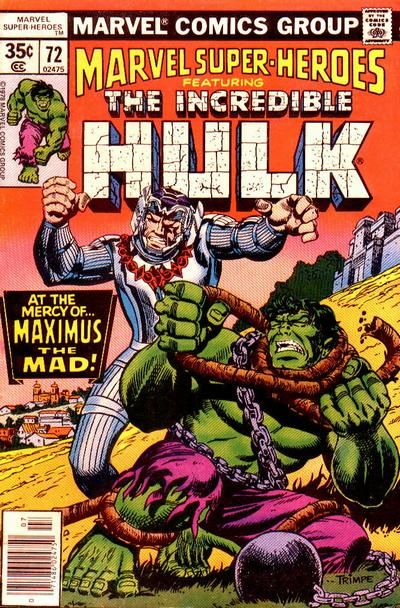 Marvel Super-Heroes #72 Comic