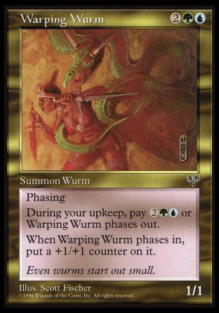 Warping Wurm (Mirage) Trading Card