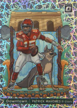Patrick Mahomes II 2021 Donruss Optic - Downtown! Football #DT-25
