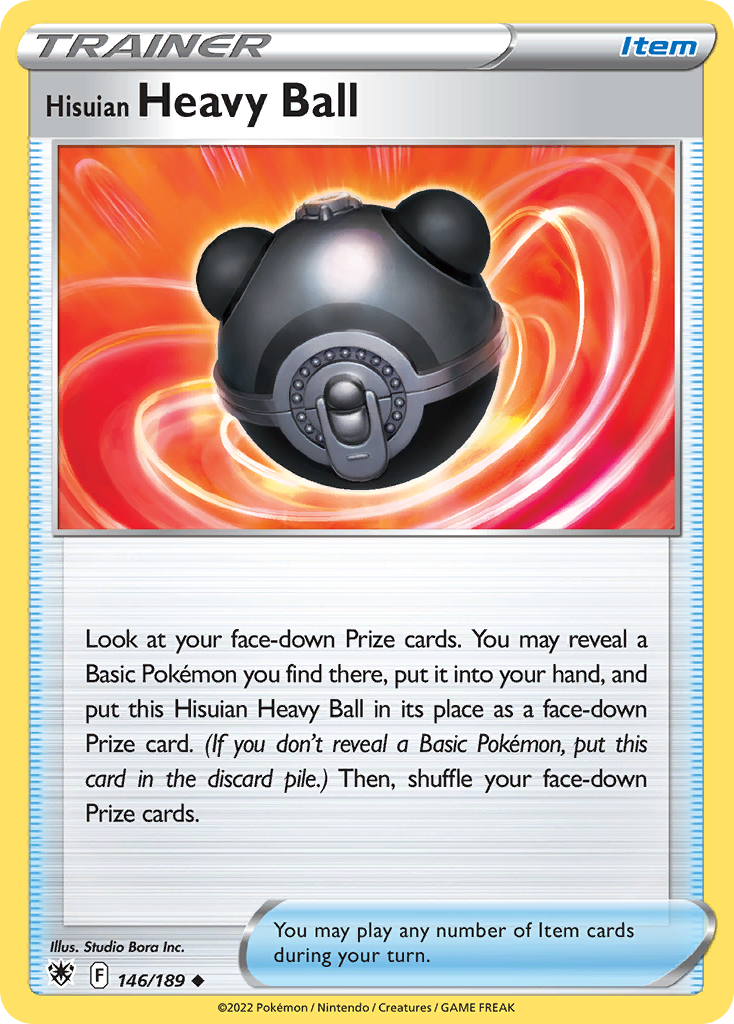 Hisuian Heavy Ball (Trainer: Item) (146/189) - Astral Radiance Pokémon Card