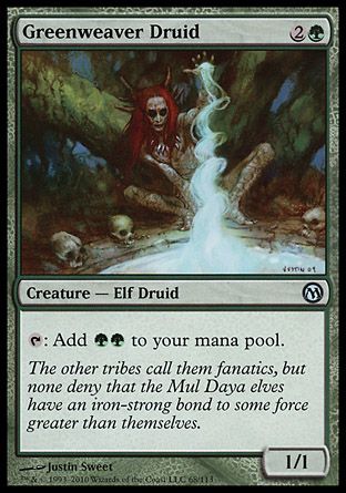 Greenweaver Druid (Duels of the Planeswalkers) Trading Card