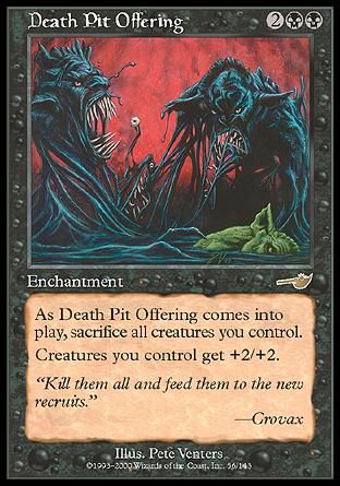 Death Pit Offering (Nemesis) Trading Card