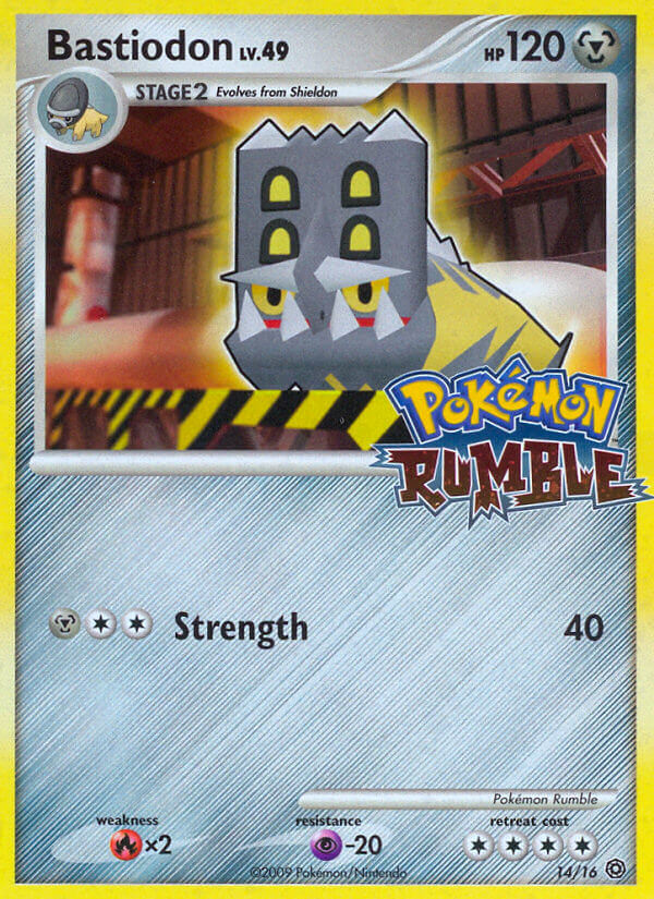 Bastiodon (14/16) - Pokémon Rumble Pokémon Card